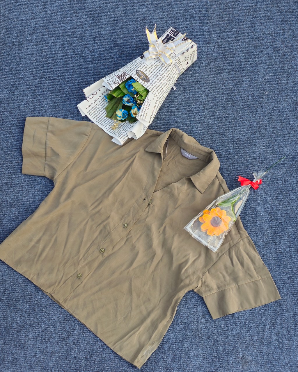 Trendy Cropped Shirt